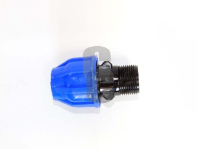 Нипел ПЕ черен ф20х3-4 - мъжки